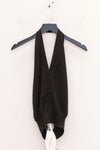 SWAYING 25 Early Autumn Halter Cashmere Vest SW-SW25PF1T16C3-SH Dark Gray